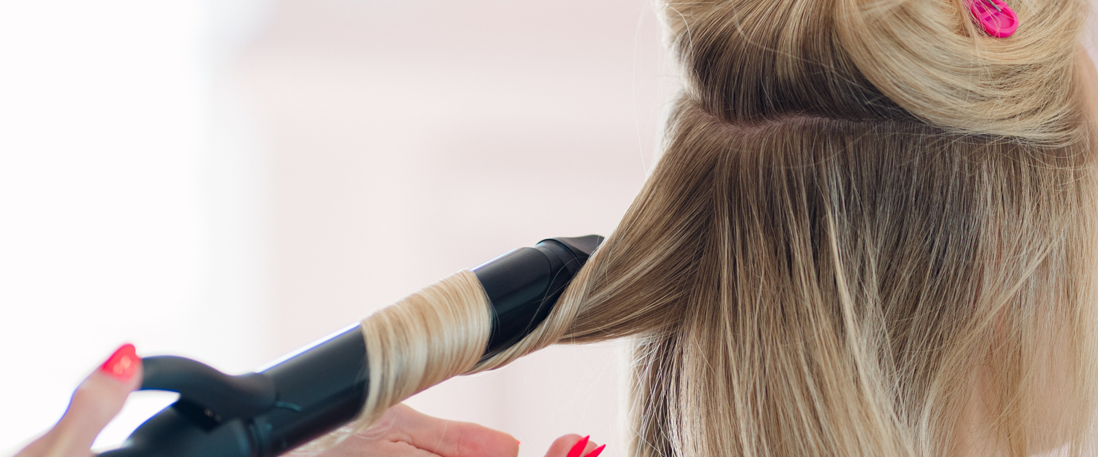 Shine Blow Dry Bar image of little girl getting hair styled